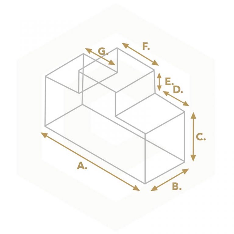 Vertical Reverse LShaped Custom Made Cover The Custom Cover Store